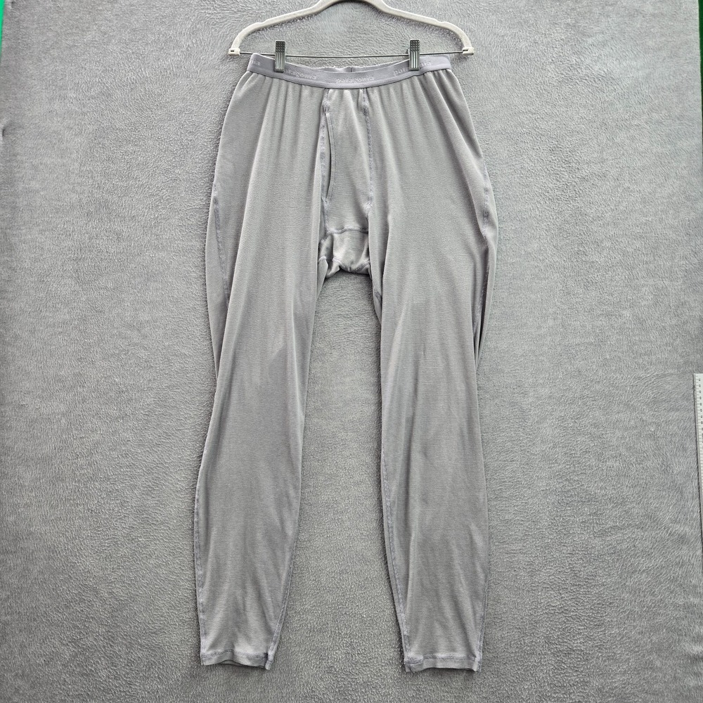 Patagonia Men Activewear Pants XL Gray Base Layer Knit Pull On READ